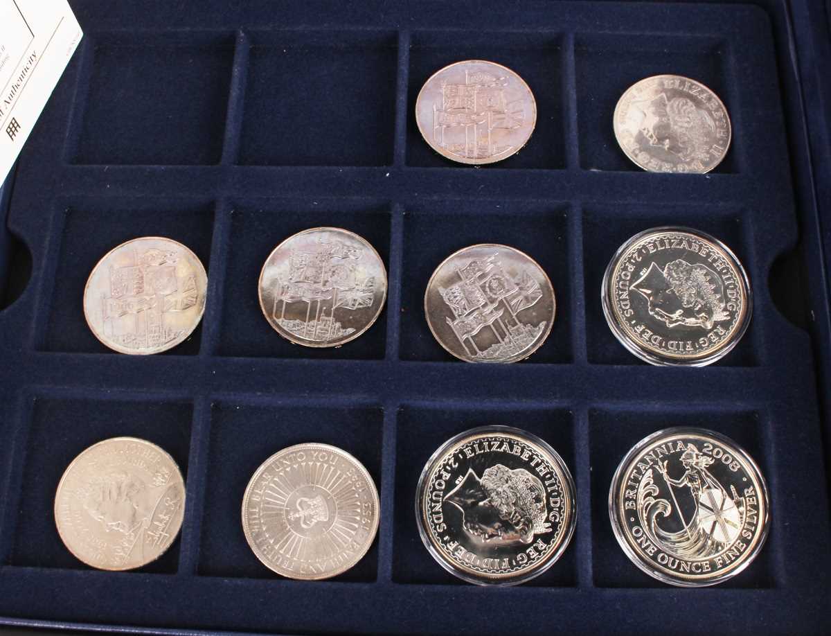 A large group of Elizabeth II Westminster Mint and Royal Mint commemorative coins, including a - Image 3 of 5