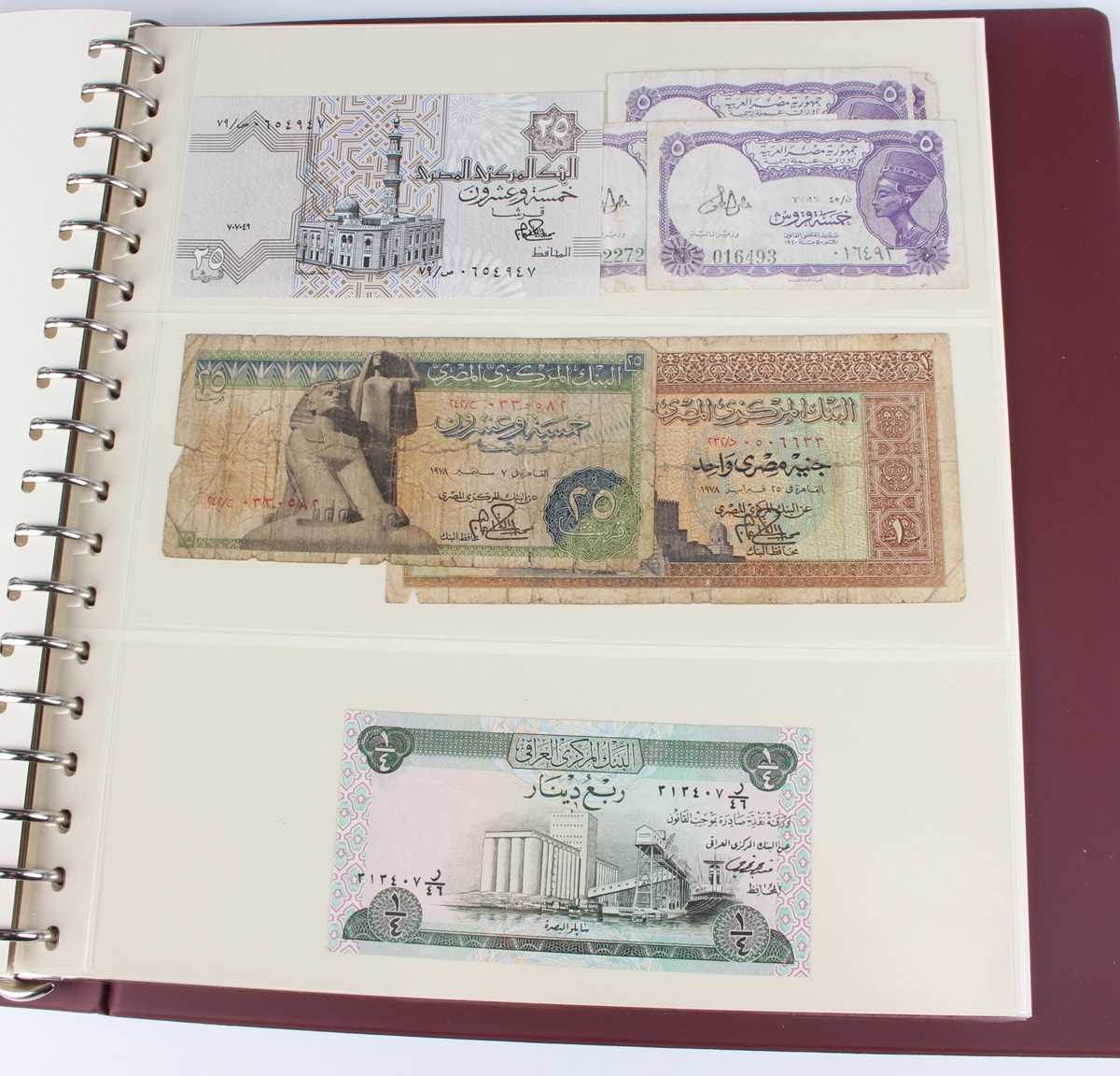 A large collection of European and world banknotes, including Iran, Jordan, USA, Jamaica, New - Image 11 of 16