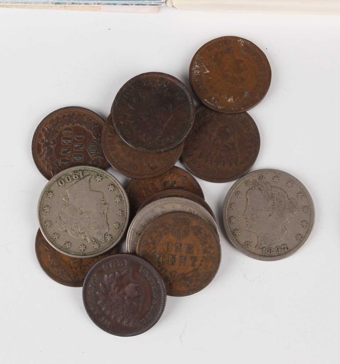 A collection of 18th, 19th and 20th century British and world coinage, including a Victoria Old Head - Image 7 of 9