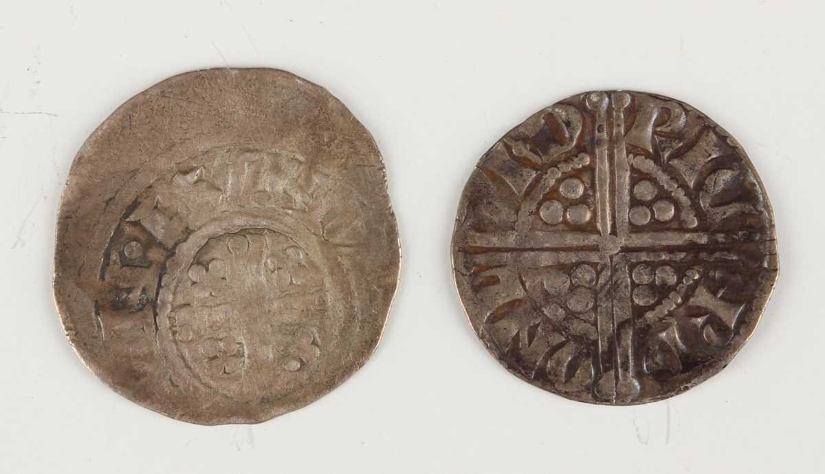 A Richard I short cross penny 1189-1199, London Mint, and a Henry III long cross penny 1247-1272, - Image 2 of 2