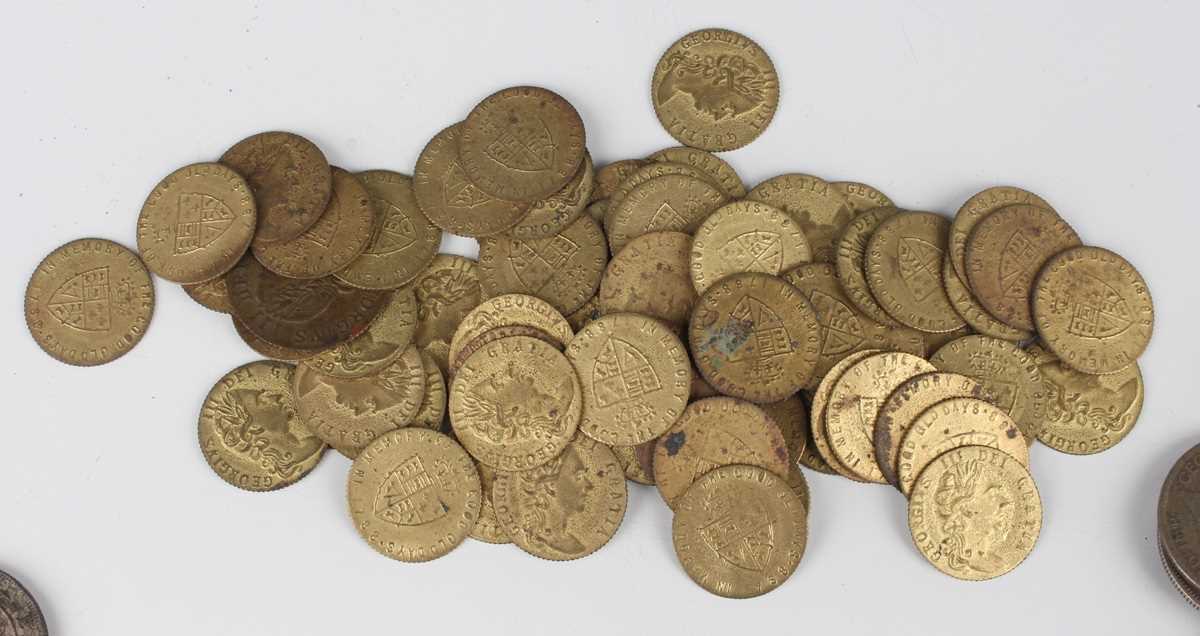 A collection of British and world coins, tokens and other paranumismatic items, including a group of - Image 6 of 8
