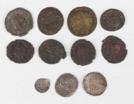 A Henry III long cross penny, moneyer probably Henri on Lund, London Mint, together with a John