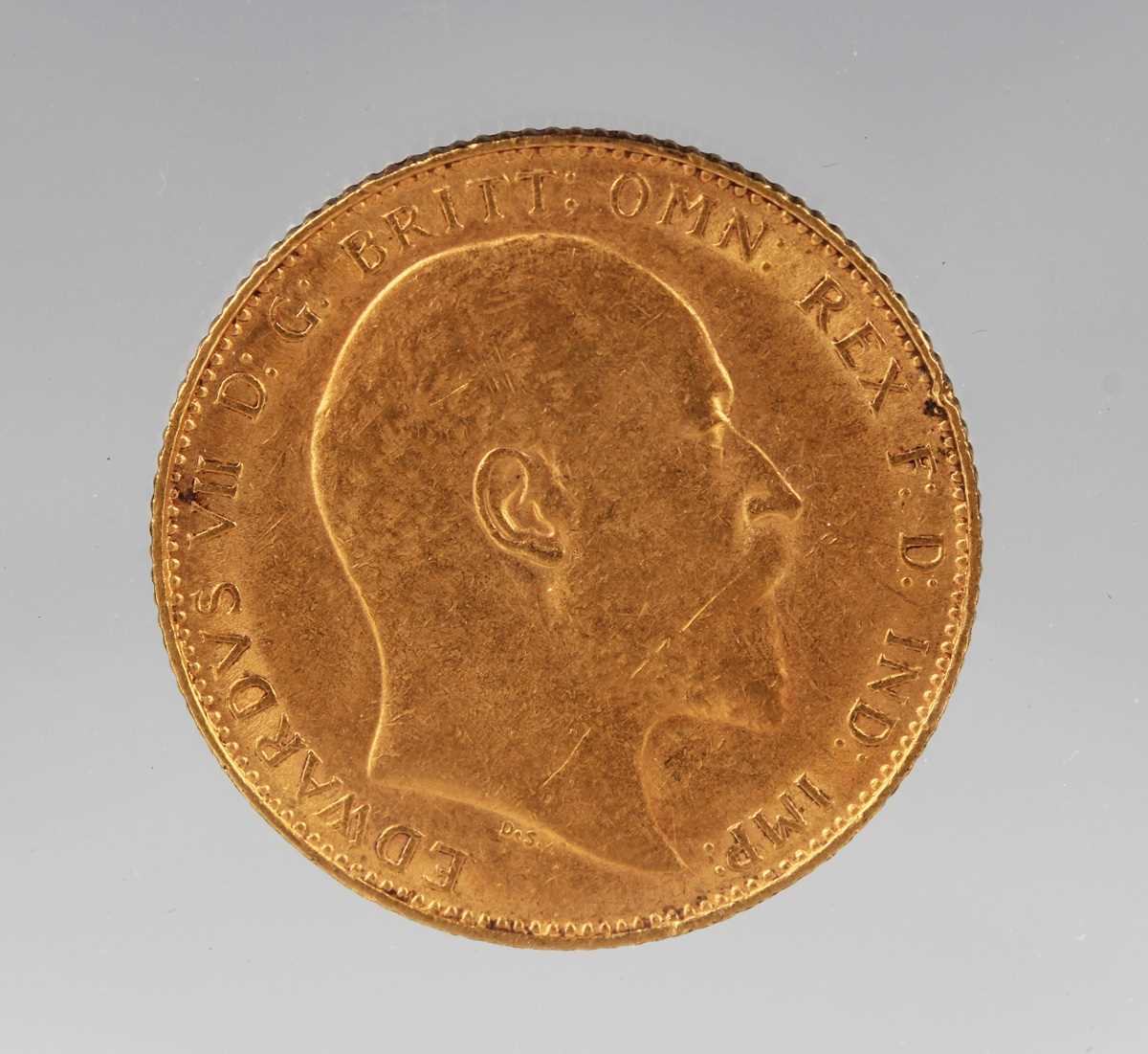 An Edward VII sovereign 1908. - Image 2 of 2