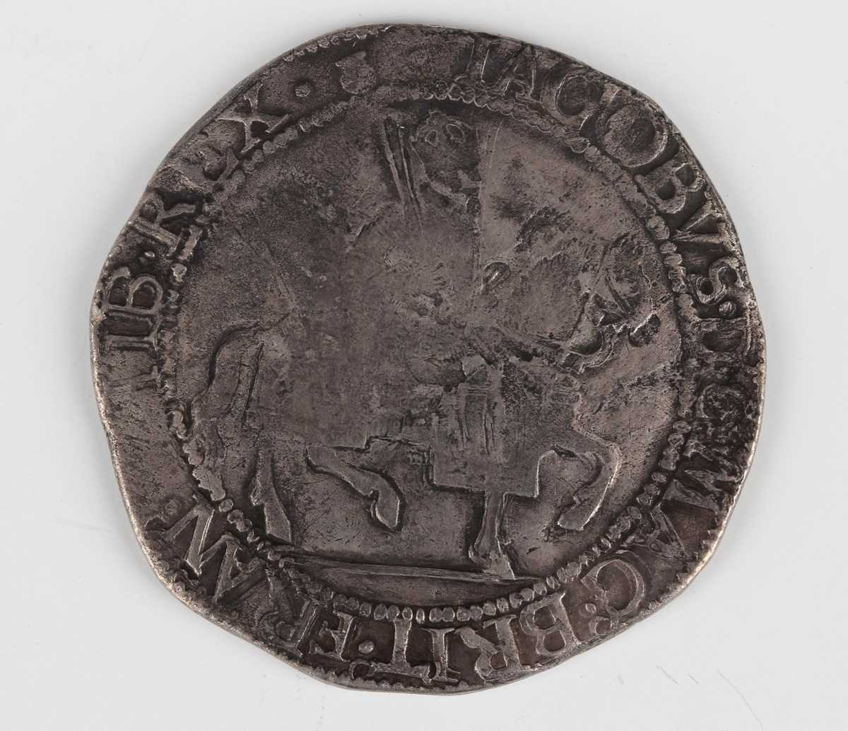 A James VI (I of England) thirty shillings 1567-1625, mintmark thistle.