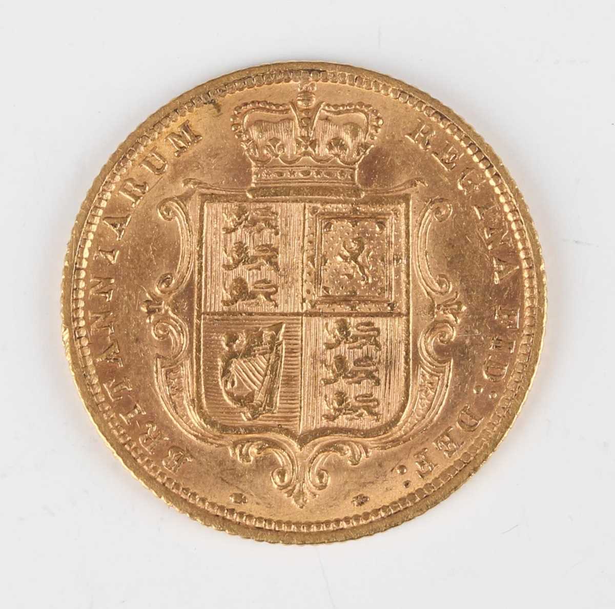 A Victoria Young Head half-sovereign 1885. - Image 2 of 2