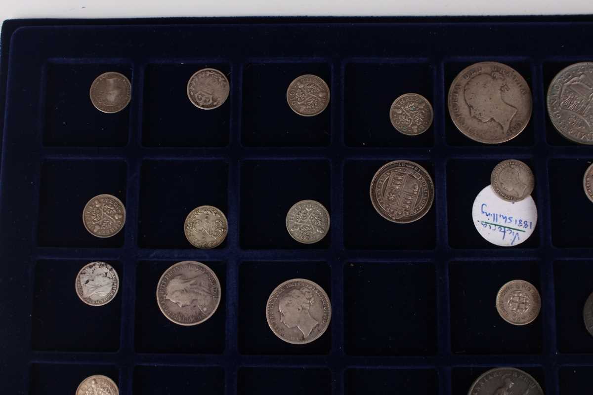 A Victoria Jubilee Head crown 1889 and a collection of other coins and tokens, including an - Image 4 of 9