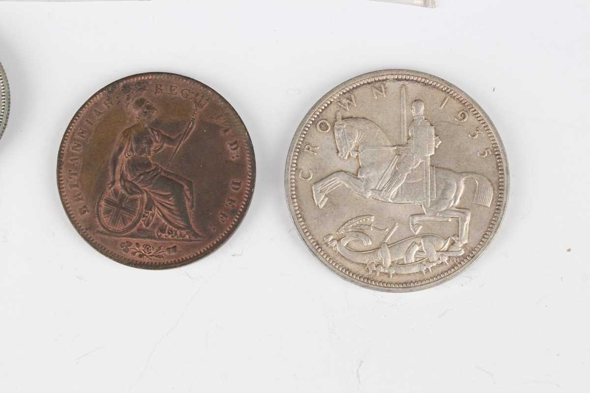 A collection of various Victorian and later silver, silver nickel and nickel coinage, including - Image 5 of 7