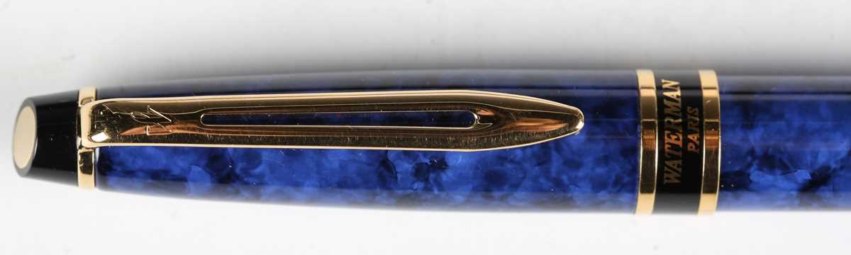 A Waterman blue cased fountain pen, boxed, two Sheaffer fountain pens and a silver propelling pencil - Image 2 of 17