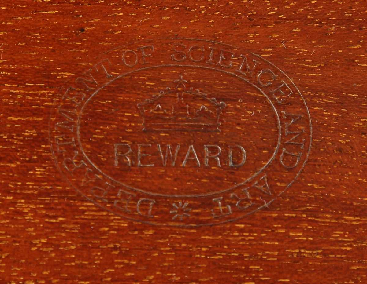An early 20th century mahogany cased artist's box by Reeves & Sons, awarded by the Science and Art - Image 6 of 15