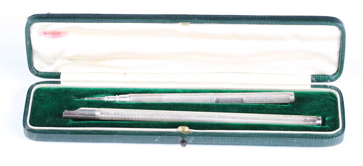A Waterman blue cased fountain pen, boxed, two Sheaffer fountain pens and a silver propelling pencil - Image 8 of 17