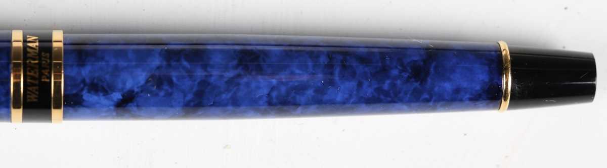 A Waterman blue cased fountain pen, boxed, two Sheaffer fountain pens and a silver propelling pencil - Image 3 of 17