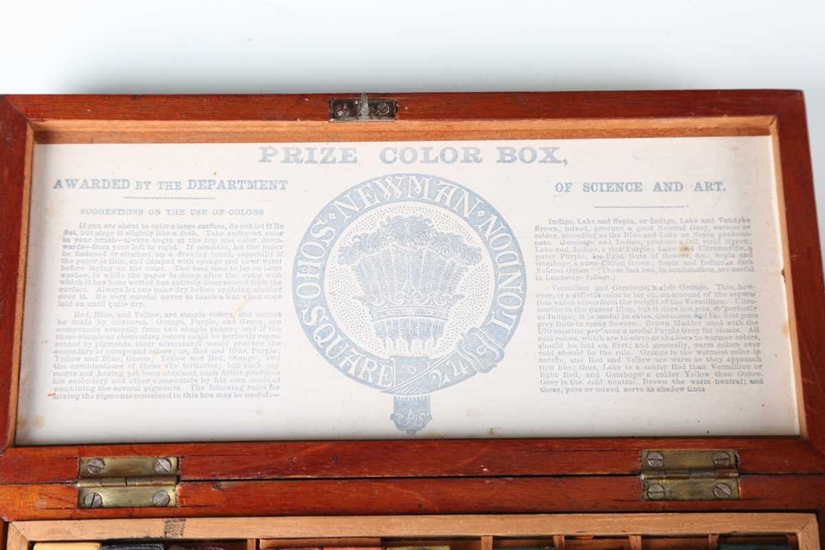 An early 20th century mahogany cased artist's box by Reeves & Sons, awarded by the Science and Art - Image 11 of 15