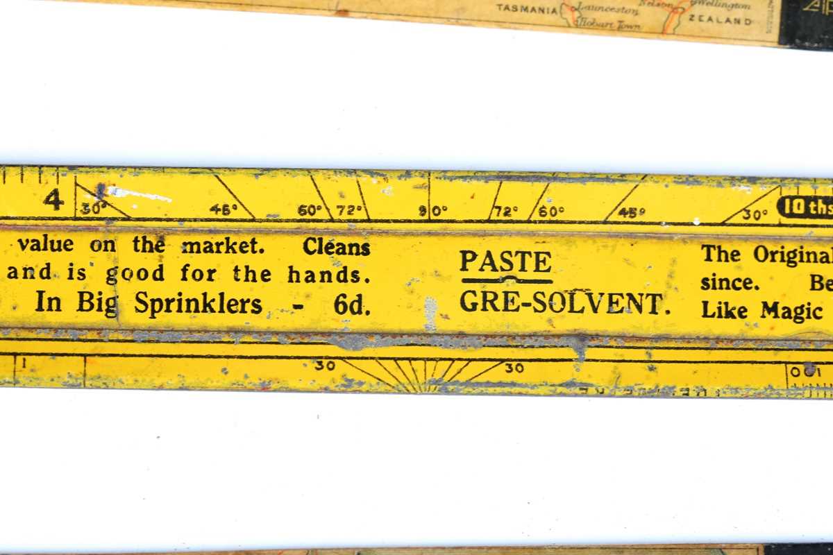 A group of three late Victorian transfer printed paper knives, two made for 'The Eastern Telegraph - Image 17 of 31