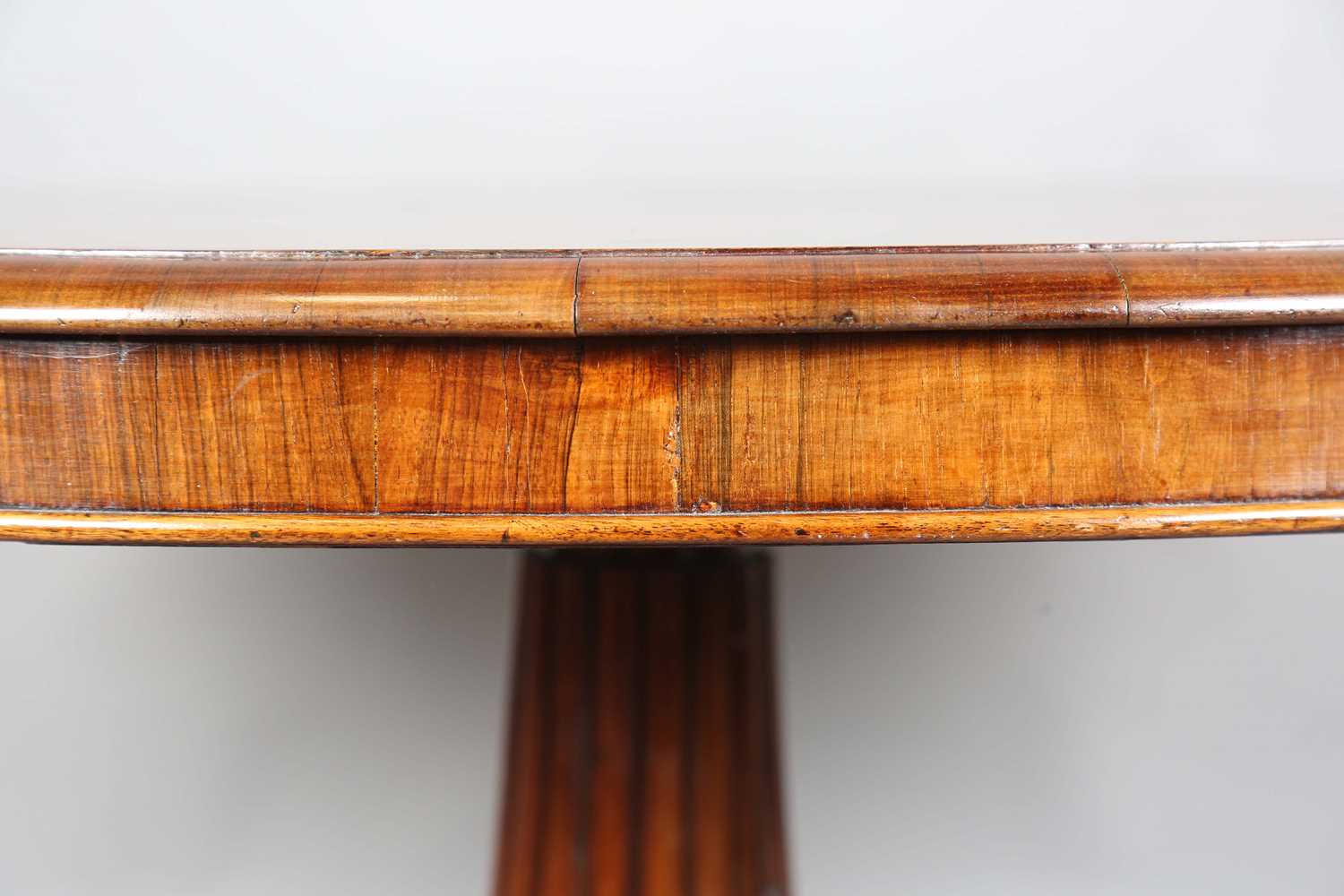 A William IV rosewood tip-top breakfast table, in the manner of Gillows of Lancaster, raised on a - Image 3 of 12