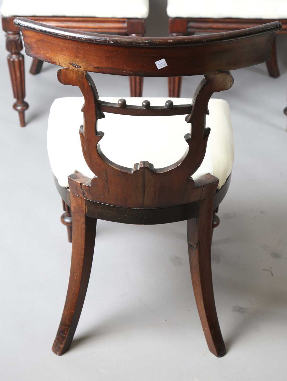 A set of six unusual Regency rosewood dining chairs, in the manner of Gillows of Lancaster, the - Image 22 of 23
