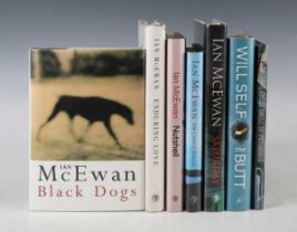 SIGNED BOOKS. – Ian MCEWAN. Black Dogs. London: Jonathan Cape, 1992. First edition, signed by the