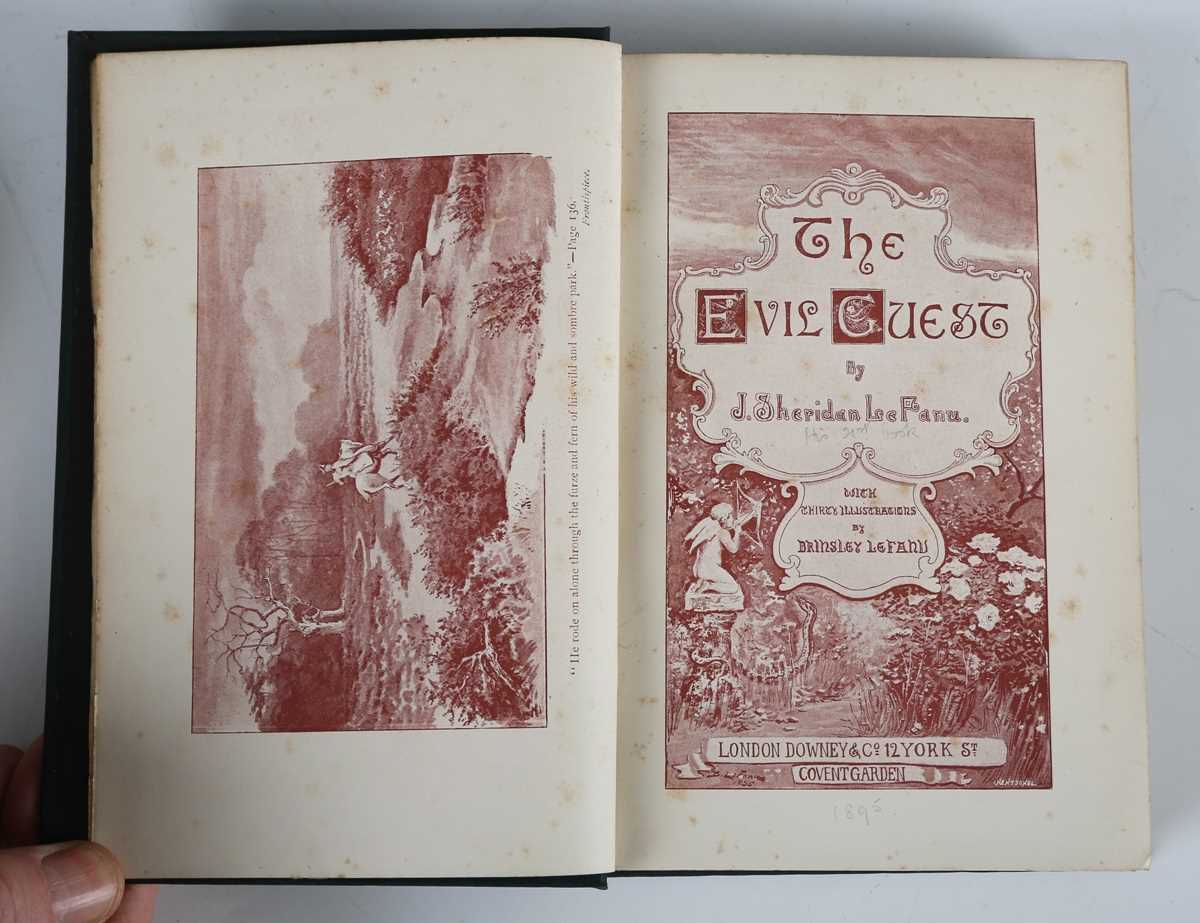 LE FANU, Jospeh Sheridan. The Evil Guest. London: Downey & Co., [1895.] First edition, 8vo (187 x - Image 2 of 2