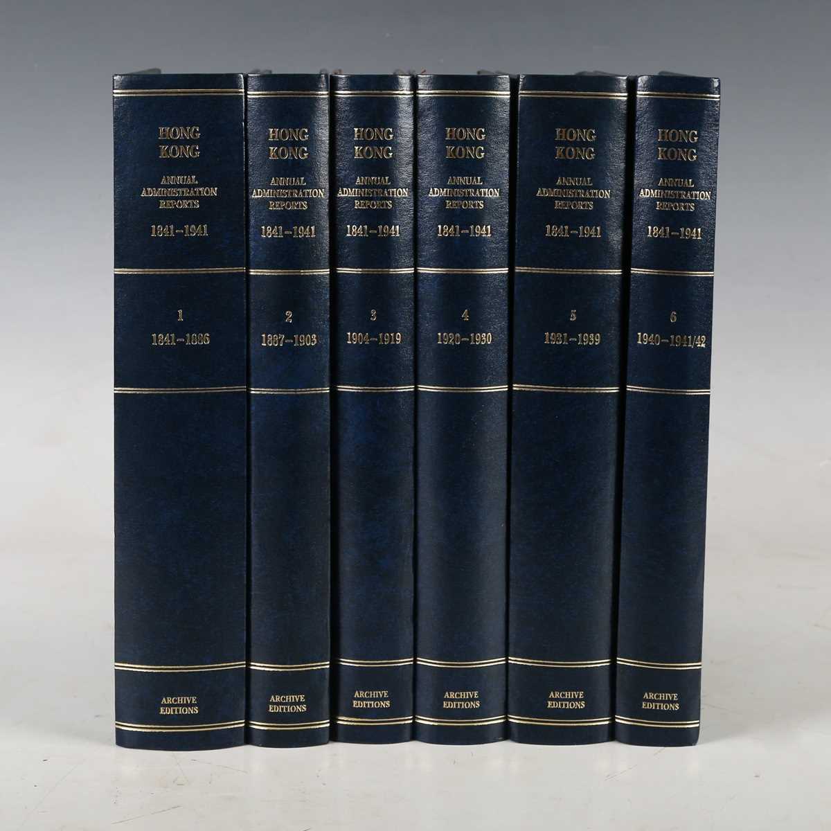 EAST ASIA. – R.L. JARMAN (editor). Hong Kong Annual Administration Reports. 1841-1941. [London:]