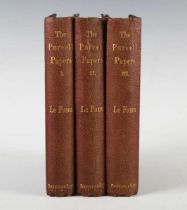 LE FANU, Joseph Sheridan. The Purcell Papers… with a Memoir by Alfred Percival Graves. London: