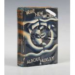 HUXLEY, Aldous. Brave New World. London: Chatto & Windus, 1932. First edition, first impression, 8vo