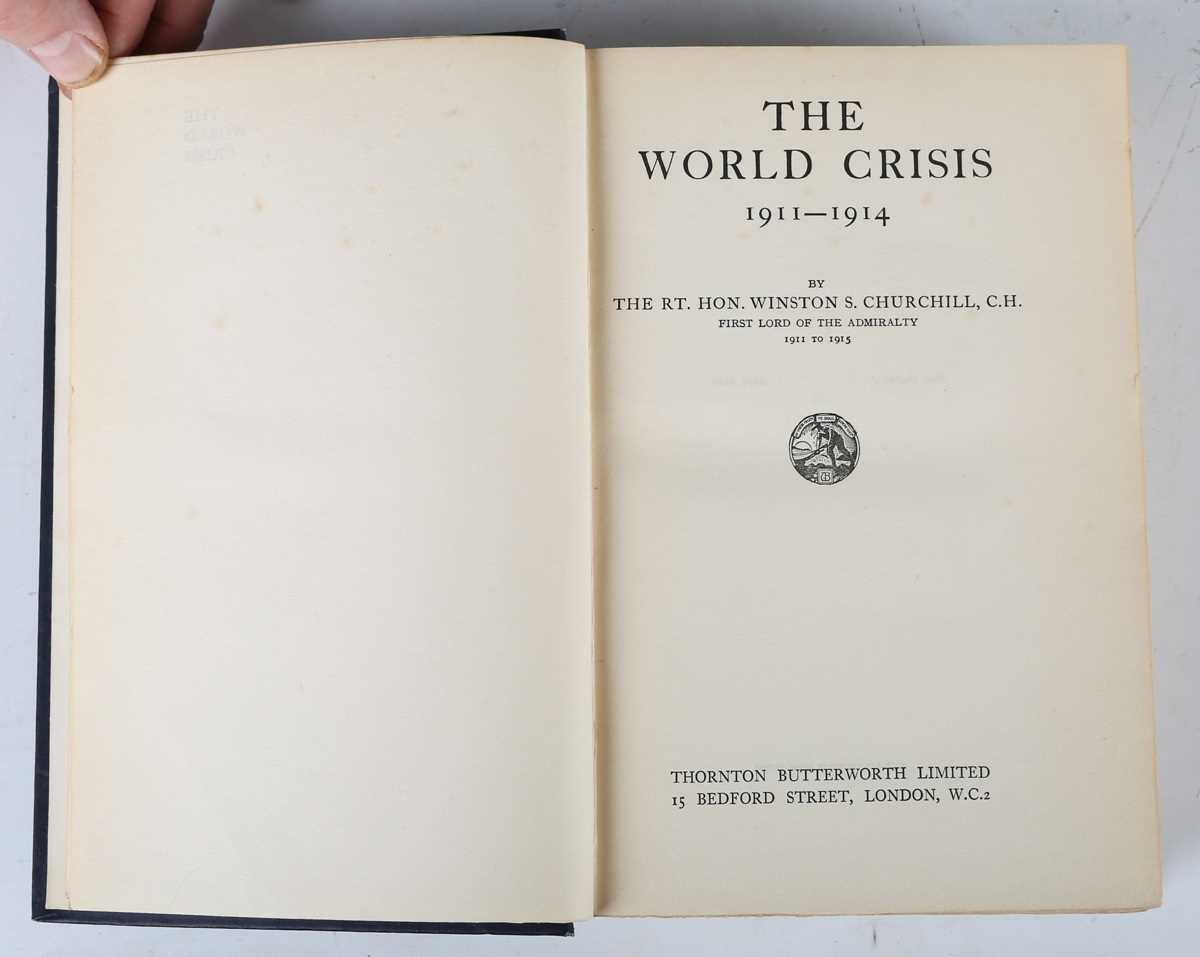 CHURCHILL, Winston S. The World Crisis. London: Thornton Butterworth Limited, 1923-1929. 5 vols. ( - Image 2 of 2