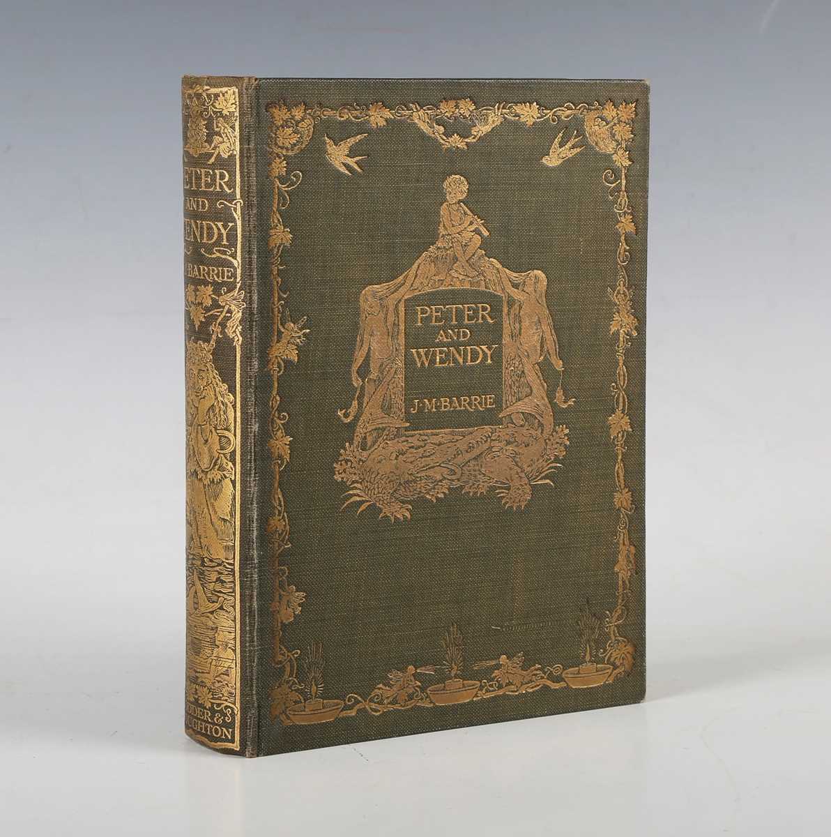 BARRIE, J.M. Peter and Wendy. London: Hodder and Stoughton, [1911.] First edition, 8vo (198 x