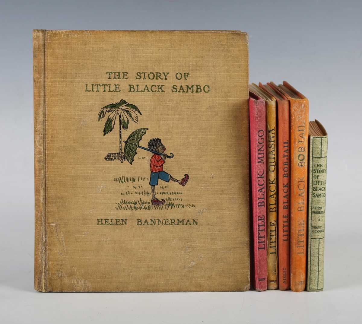 BANNERMAN, Helen. The Story of Little Black Sambo. London: Grant Richards, 1904. Small 4to (207 x