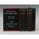 CHURCHILL, Winston S. Post-War Speeches. London: Cassell, 1948-1961. 5 vols., first editions, 8vo (