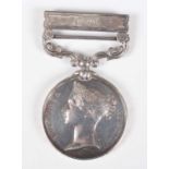 A South Africa Medal with bar ‘1879’ to 3138.Pte J.Pearce.2/4th Foot’ (probably official corrections