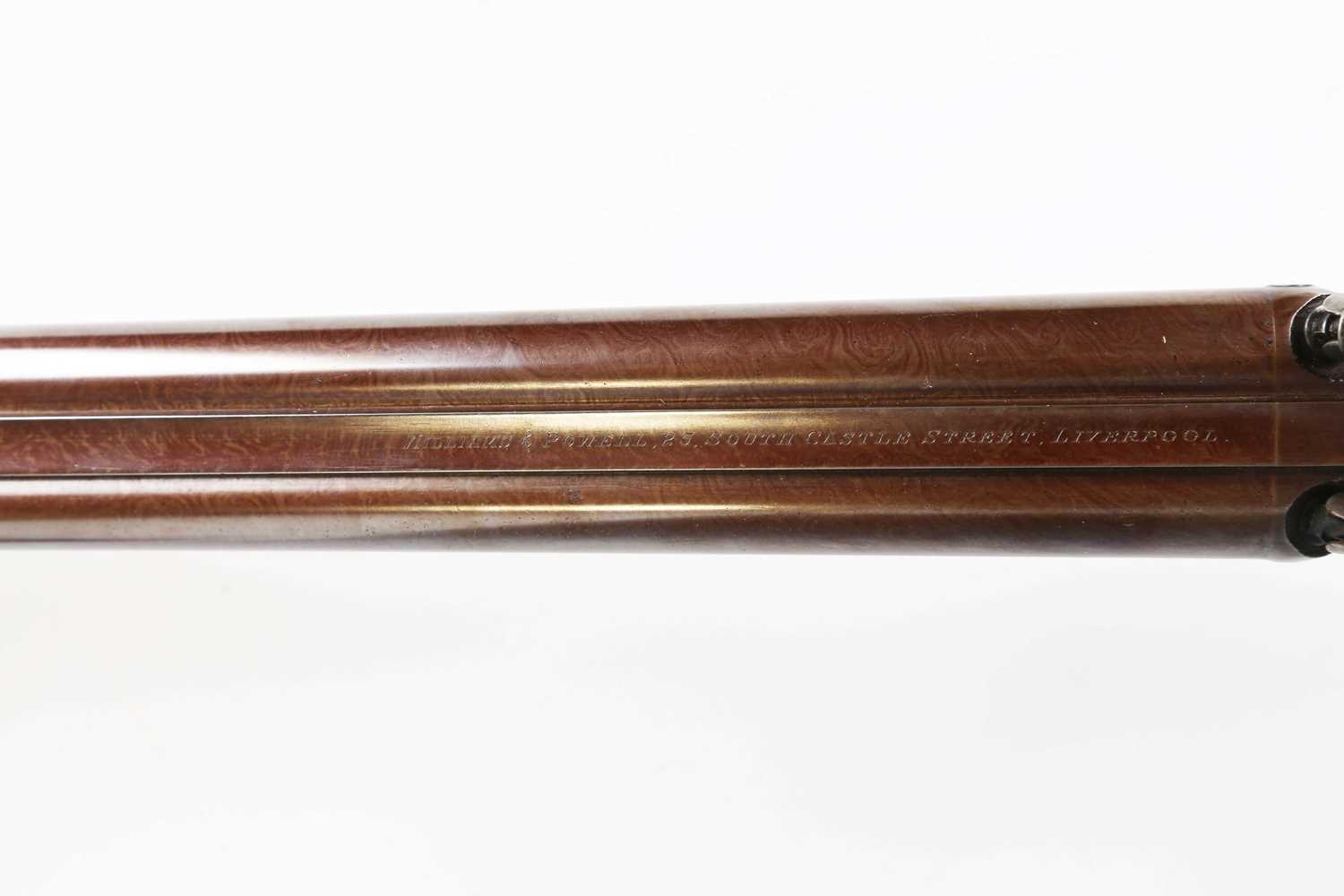 A mid to late 19th century 28 bore double-barrelled percussion sporting gun by Williams & Powell - Image 4 of 11