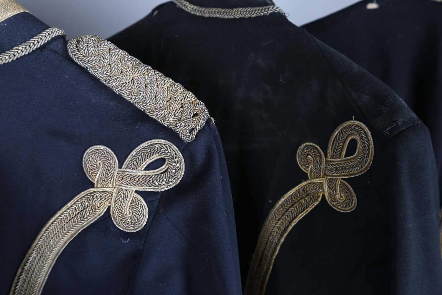 A group of early 20th century officer's dress tunics with bullion-embroidered decoration and rank - Image 21 of 23