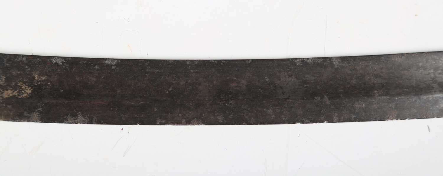An early 19th century officer's dress sword, possibly of American origin, with curved single-edged - Image 7 of 21