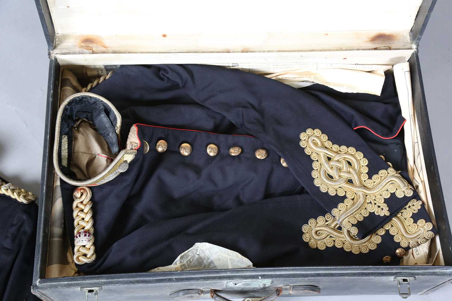 A late Victorian Royal Artillery officer's dress uniform, comprising two jackets, waistcoat, - Image 6 of 8