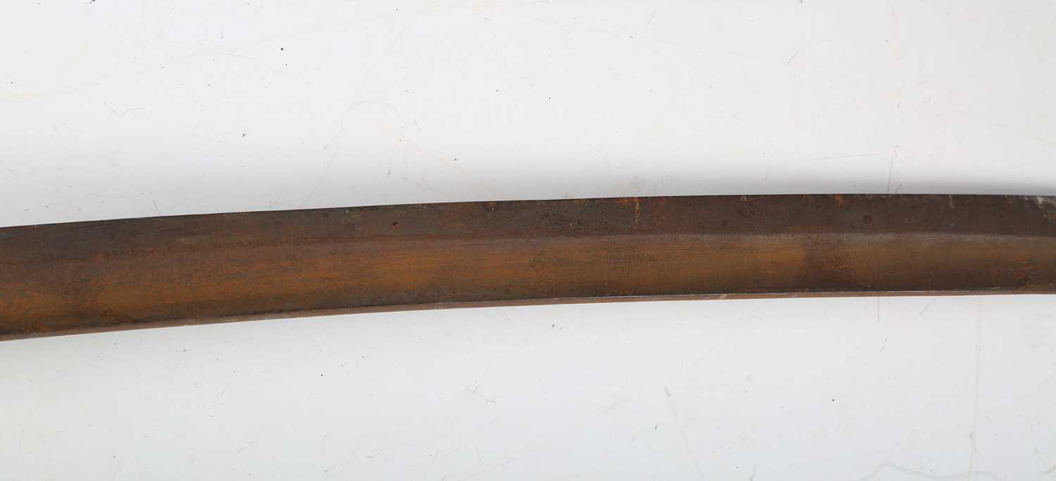 An early 20th century Indian cavalry sword by Wilkinson, London, with curved single-edged fullered - Image 14 of 17