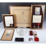 A group of post-First World War period medals and ephemera relating to H.B. Jacks and his work in