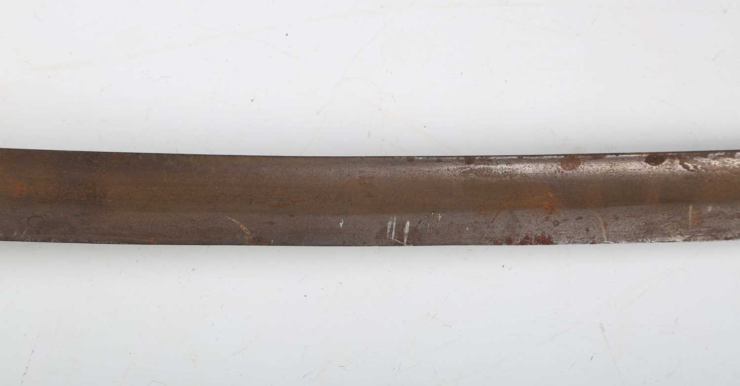 An early 20th century Indian cavalry sword by Wilkinson, London, with curved single-edged fullered - Image 7 of 17
