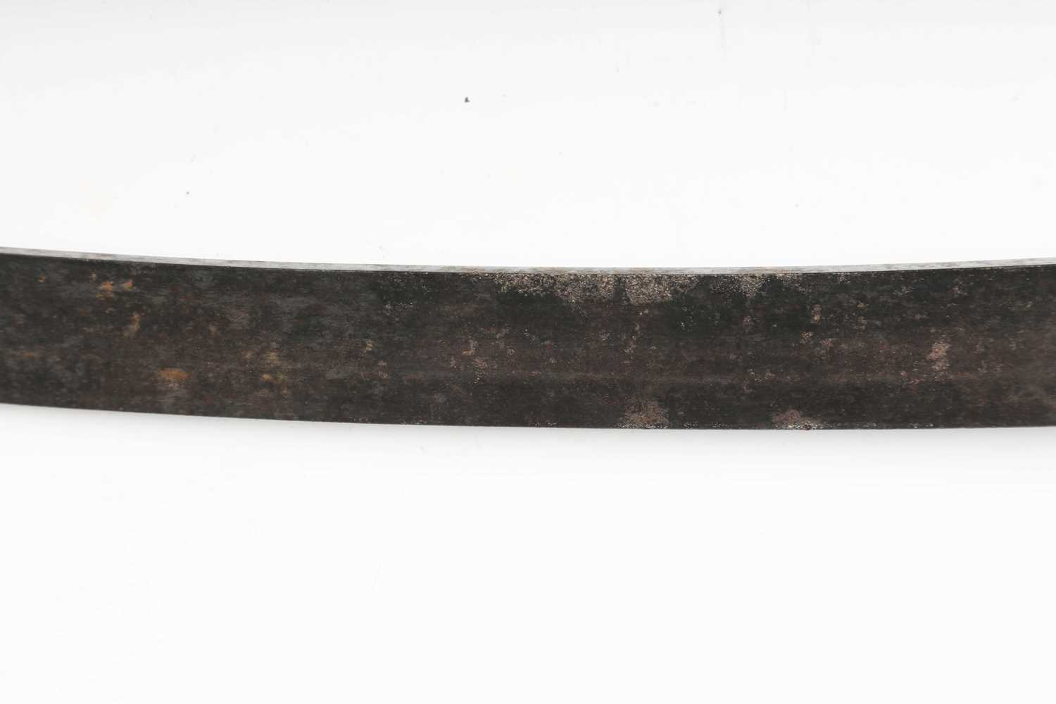 An early 19th century officer's dress sword, possibly of American origin, with curved single-edged - Image 14 of 21