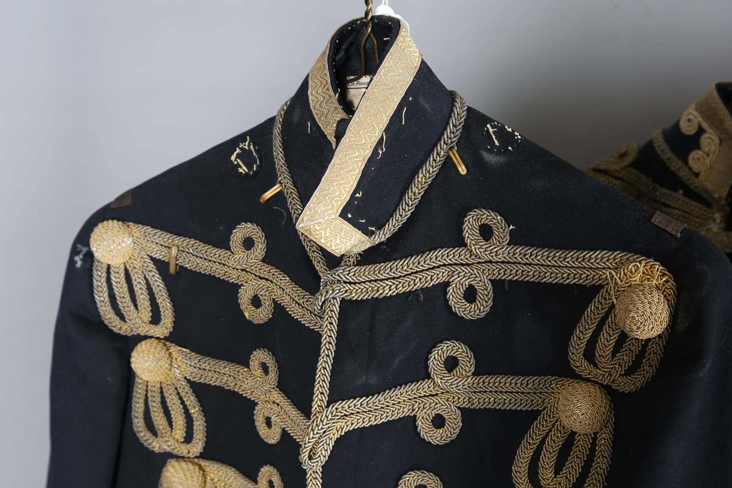 A group of early 20th century officer's dress tunics with bullion-embroidered decoration and rank - Image 16 of 23