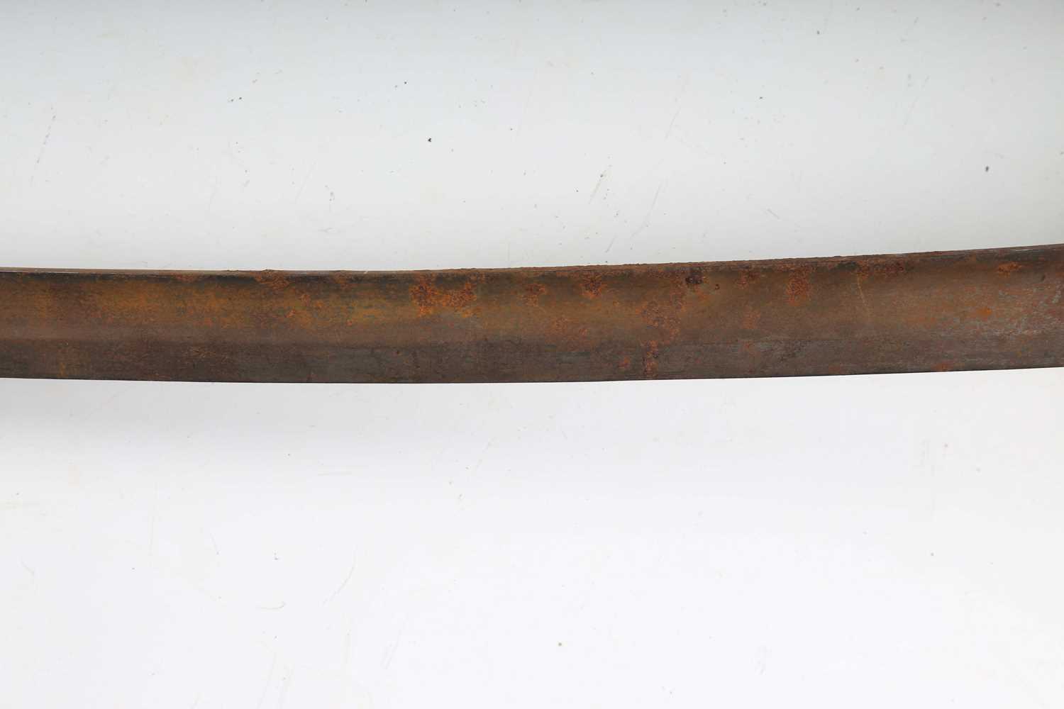 An early 20th century Indian cavalry sword by Wilkinson, London, with curved single-edged fullered - Image 12 of 17
