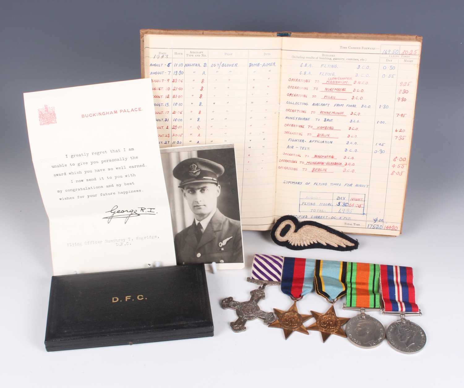 A collection of decorations and medals to three members of the Mogridge family, comprising a group