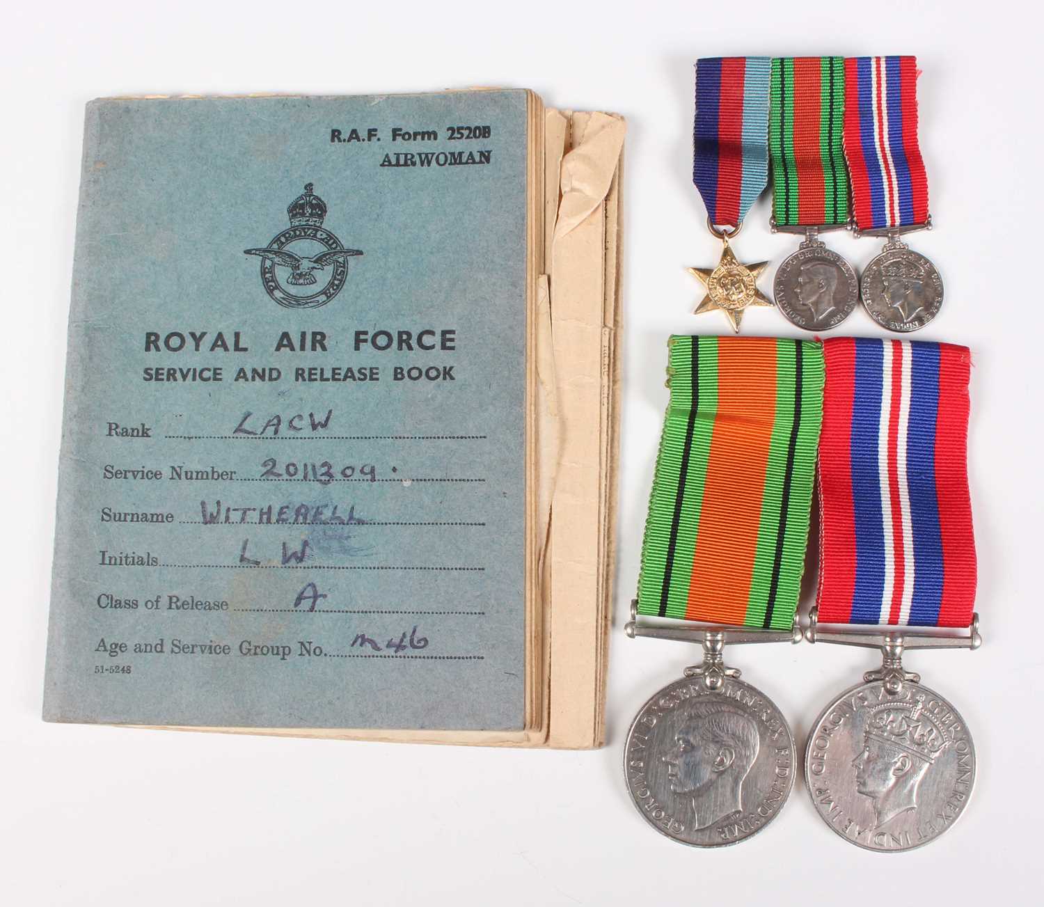 A group of Second World War period awards to William Morton Witherell, RAF, comprising Distinguished - Image 12 of 30
