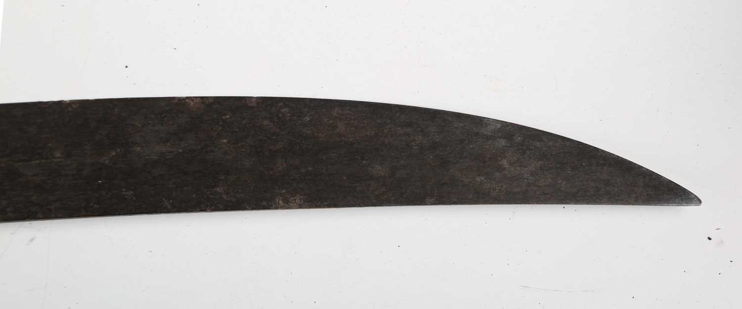 An early 19th century officer's dress sword, possibly of American origin, with curved single-edged - Image 20 of 21
