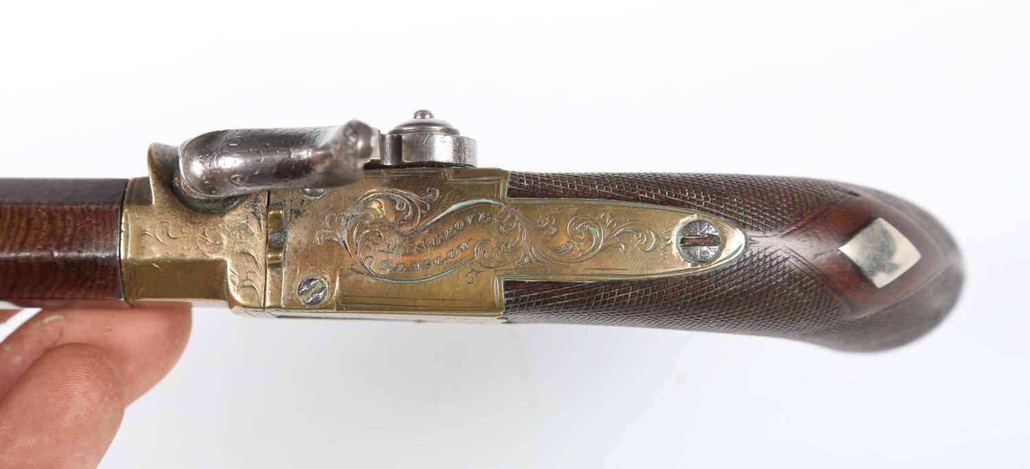 An early 19th century percussion pistol by Musgrove, Glasgow, with sighted octagonal turn-off barrel - Image 7 of 7