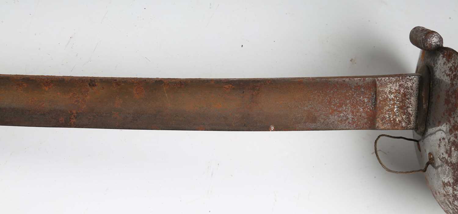 An early 20th century Indian cavalry sword by Wilkinson, London, with curved single-edged fullered - Image 11 of 17