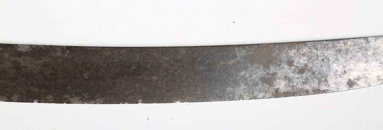 An early 19th century officer's dress sword, possibly of American origin, with curved single-edged - Image 9 of 21