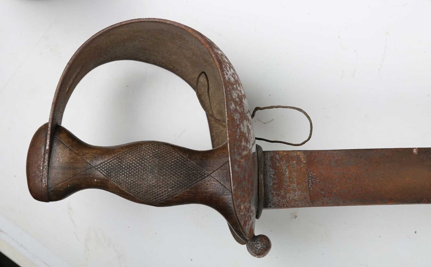 An early 20th century Indian cavalry sword by Wilkinson, London, with curved single-edged fullered - Image 17 of 17
