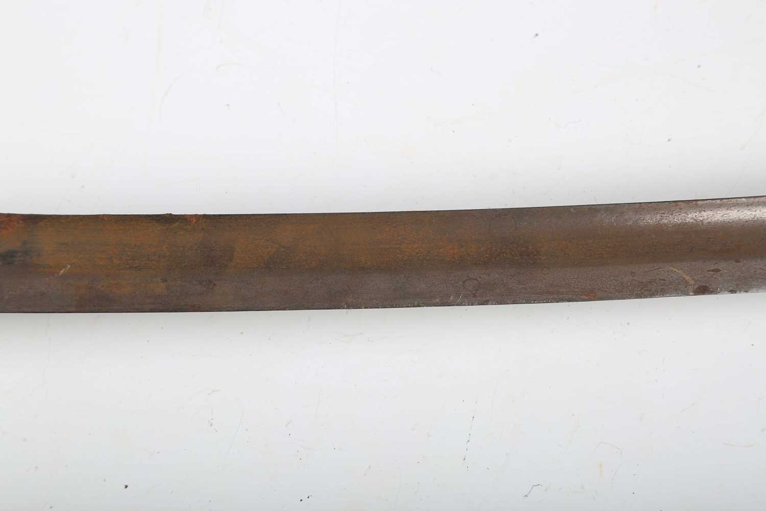 An early 20th century Indian cavalry sword by Wilkinson, London, with curved single-edged fullered - Image 6 of 17