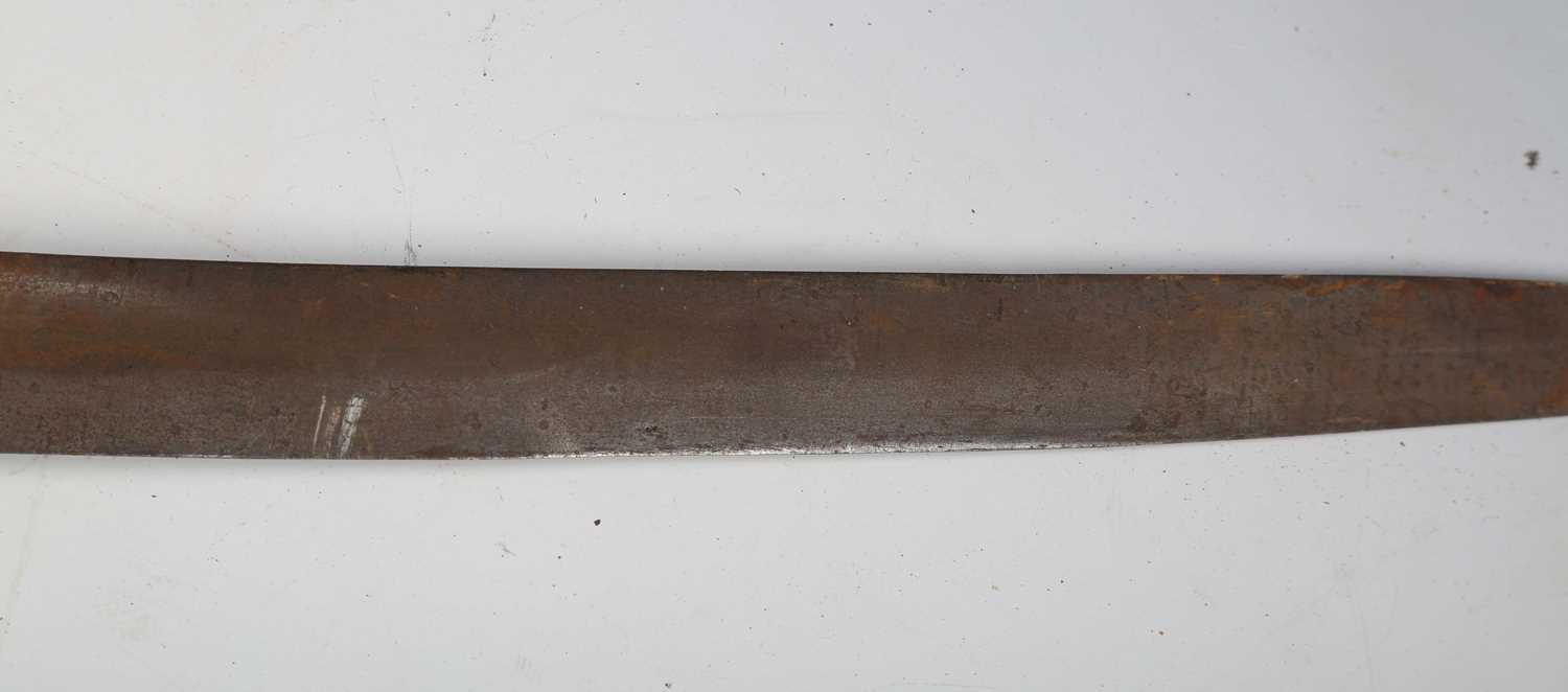 An early 20th century Indian cavalry sword by Wilkinson, London, with curved single-edged fullered - Image 9 of 17