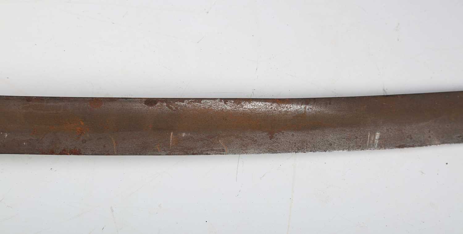 An early 20th century Indian cavalry sword by Wilkinson, London, with curved single-edged fullered - Image 8 of 17