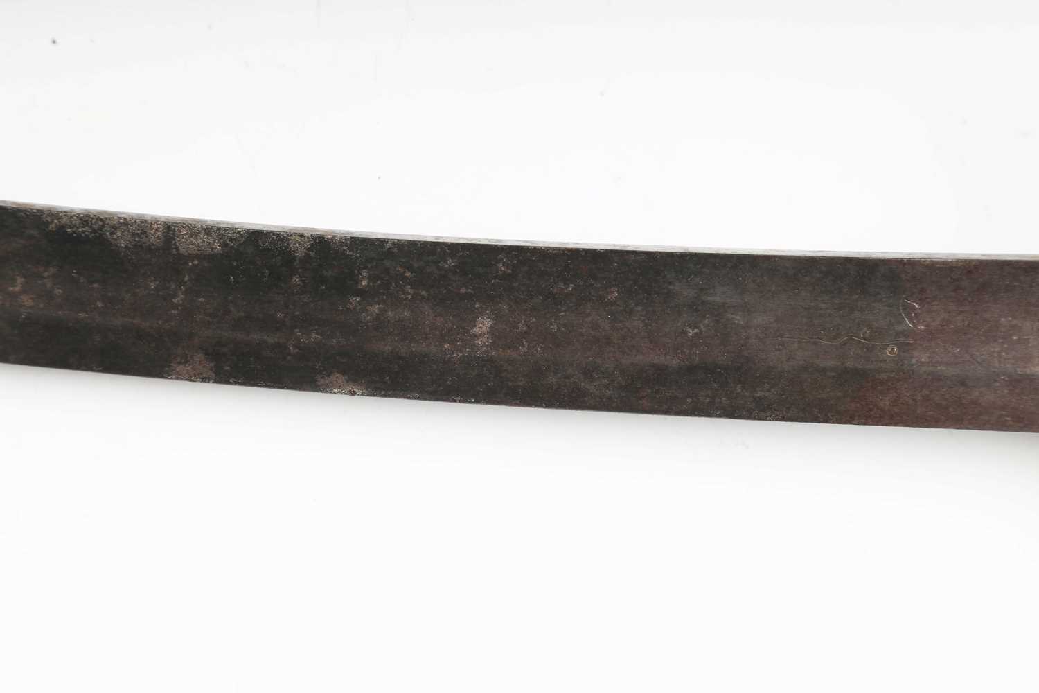 An early 19th century officer's dress sword, possibly of American origin, with curved single-edged - Image 13 of 21